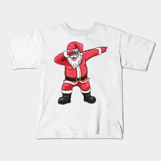 Santa Claus at Hip Hop Dance Kids T-Shirt